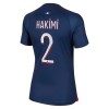 Maillot de Supporter Paris Saint-Germain 2023-24 Hakimi 2 Domicile Pour Femme